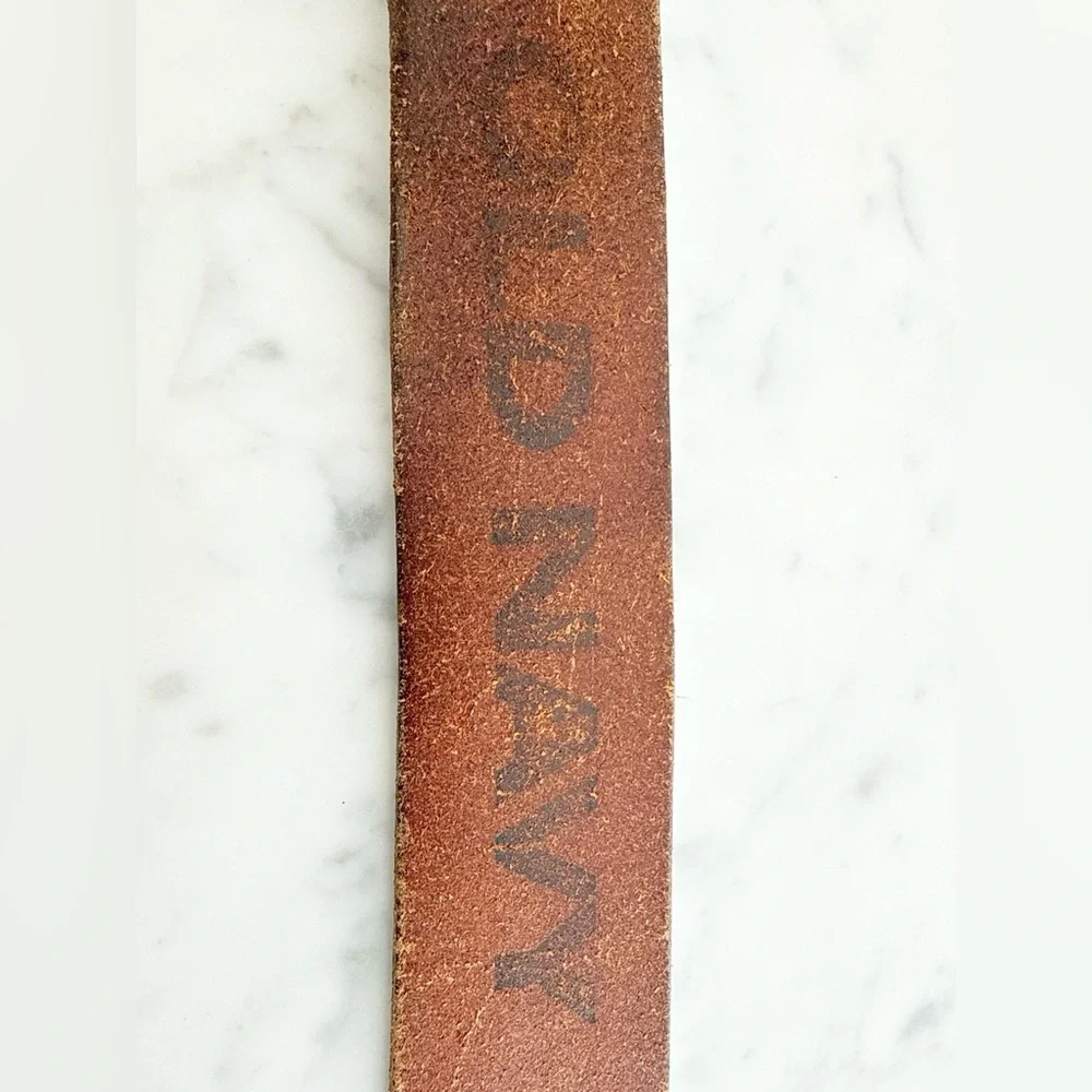 Old Navy Belt Brown Leather Belt Mens XL